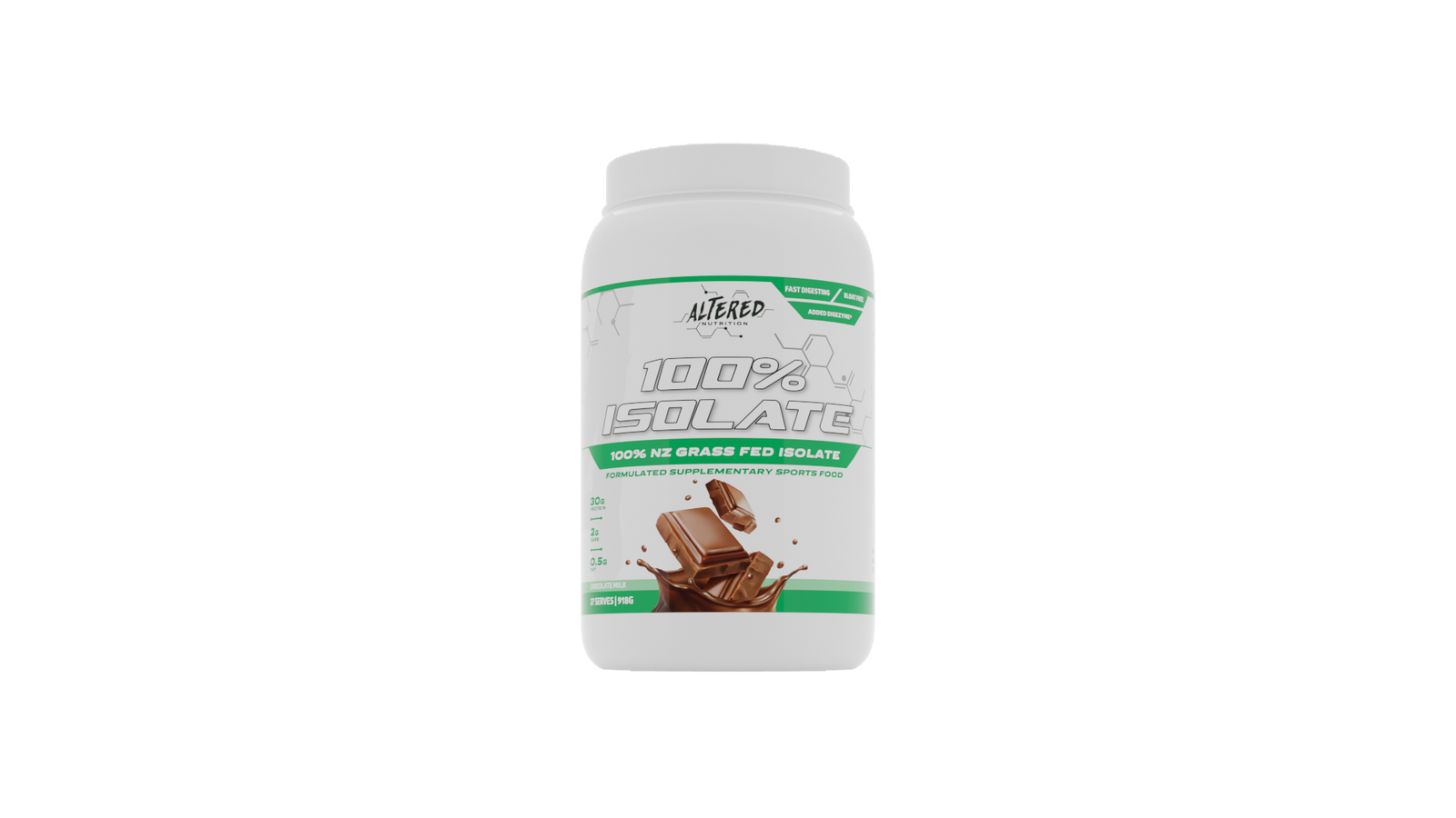 Altered Nutrition 100% Isolate Protein Powder