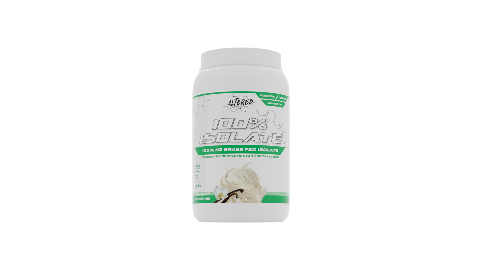 Altered Nutrition 100% Isolate Protein Powder