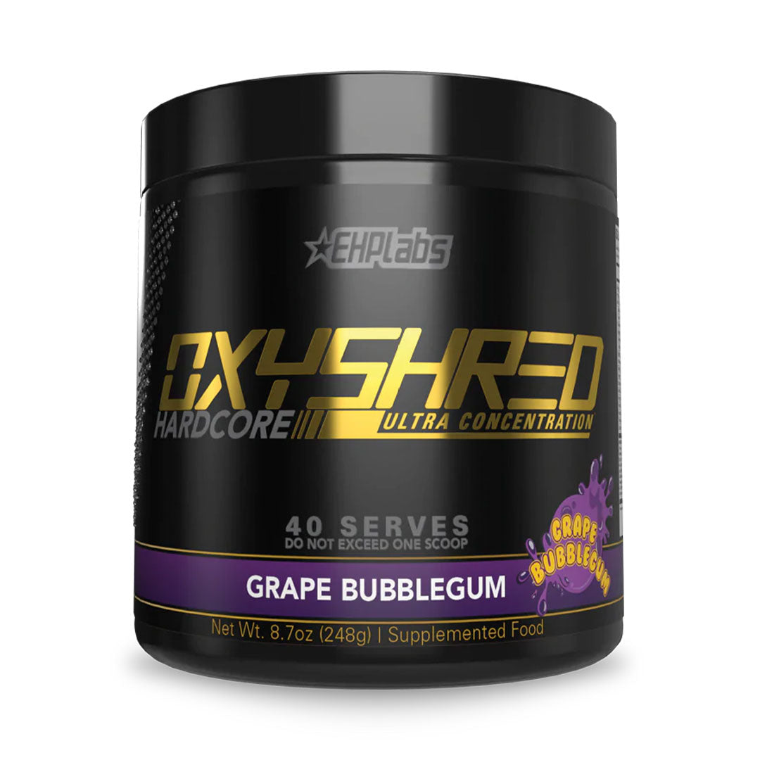 EHP Labs Oxyshred Hardcore Grape Bubblegum