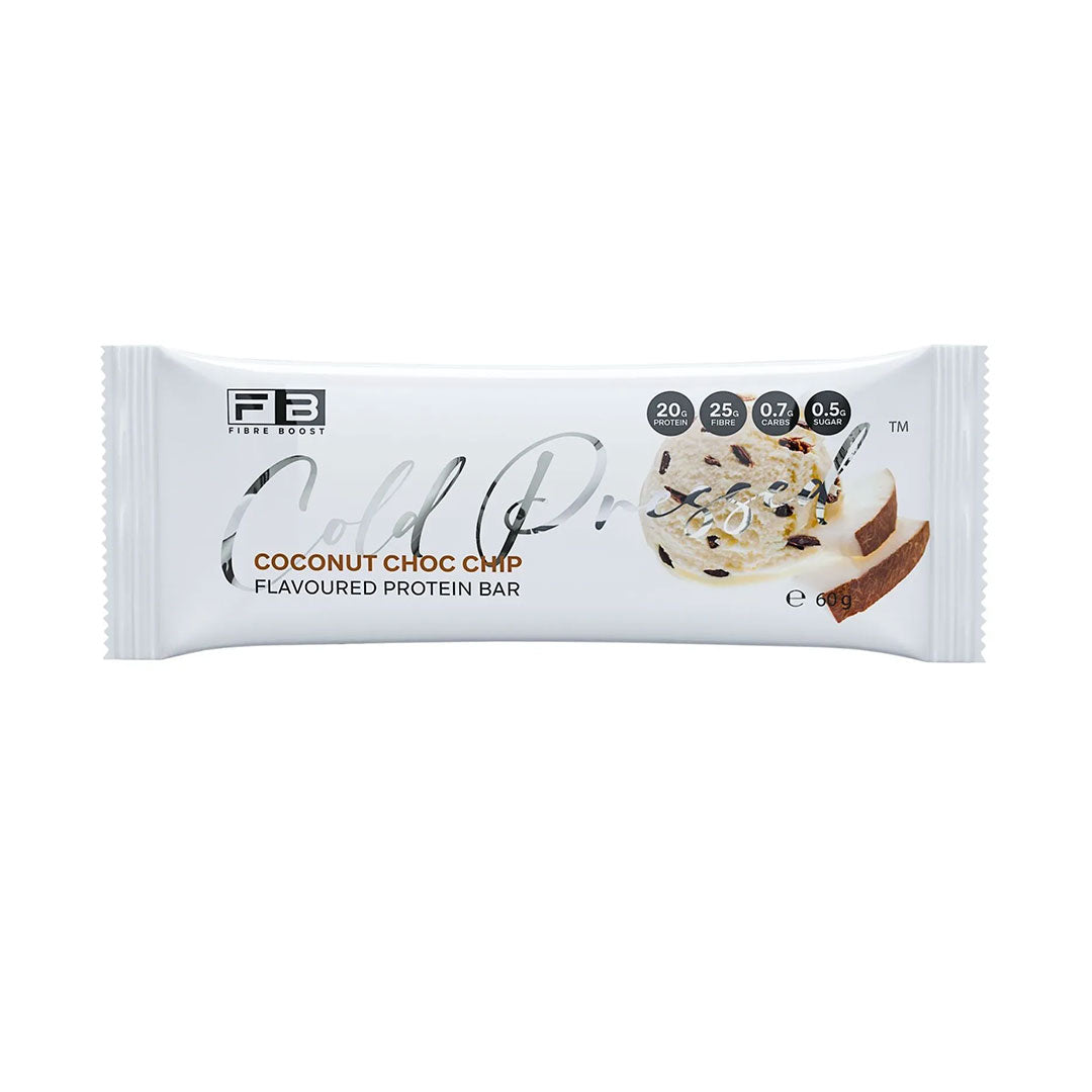 Fibre-Boost-cold-pressed-protein-bar-Coconut-Choc-Chip