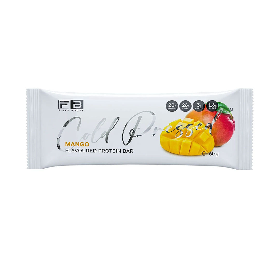 Fibre-Boost-cold-pressed-protein-bar-Mango