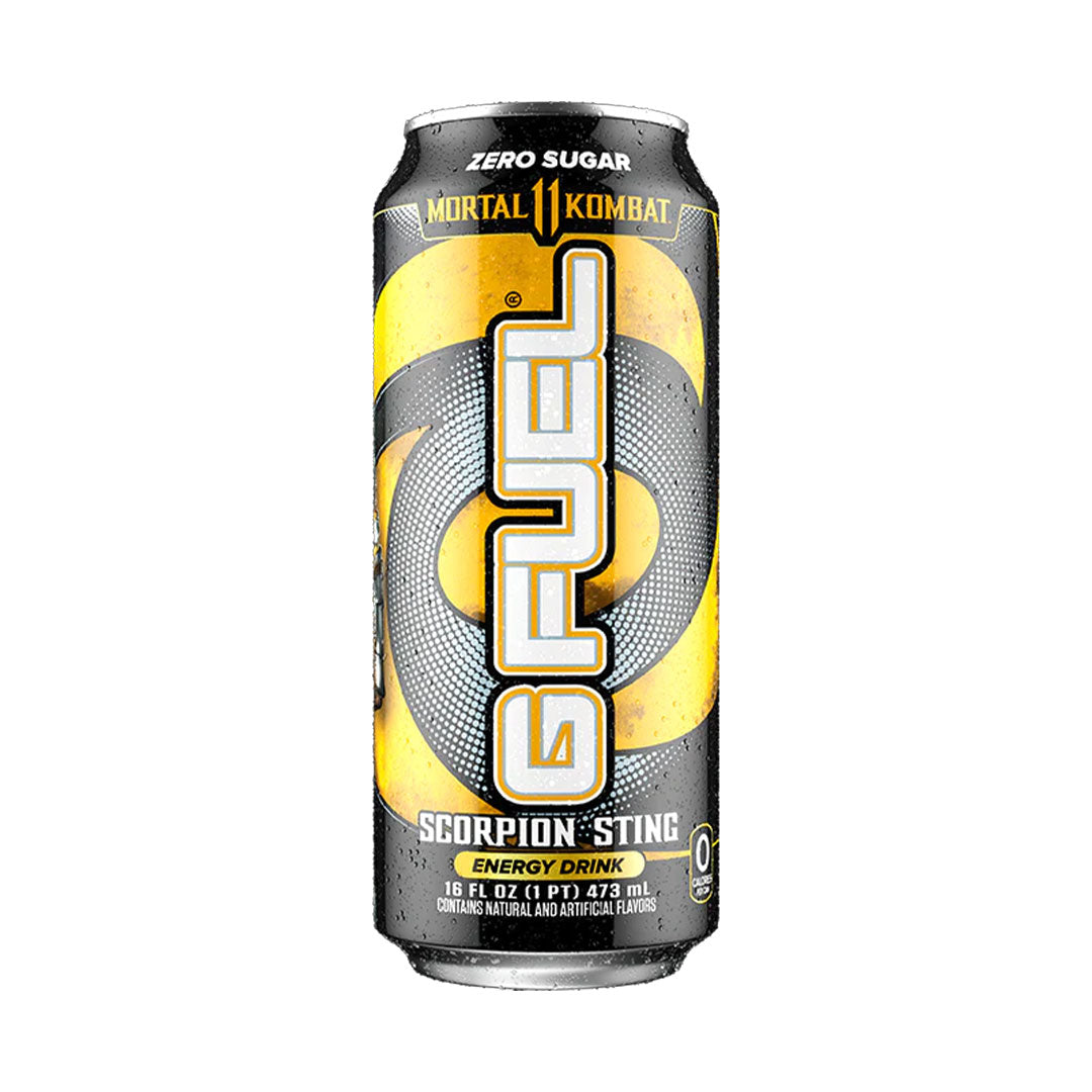 Gfuel Cans Single - 473Ml / Mortal Kombat Scorpion Sting Energy Drinks