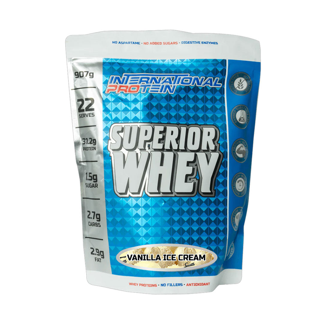 International Protein Superior Whey Vanilla Ice Cream 1kg