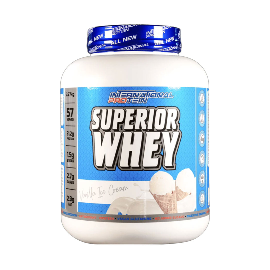 International Protein Superior Whey Vanilla Ice Cream 2kg
