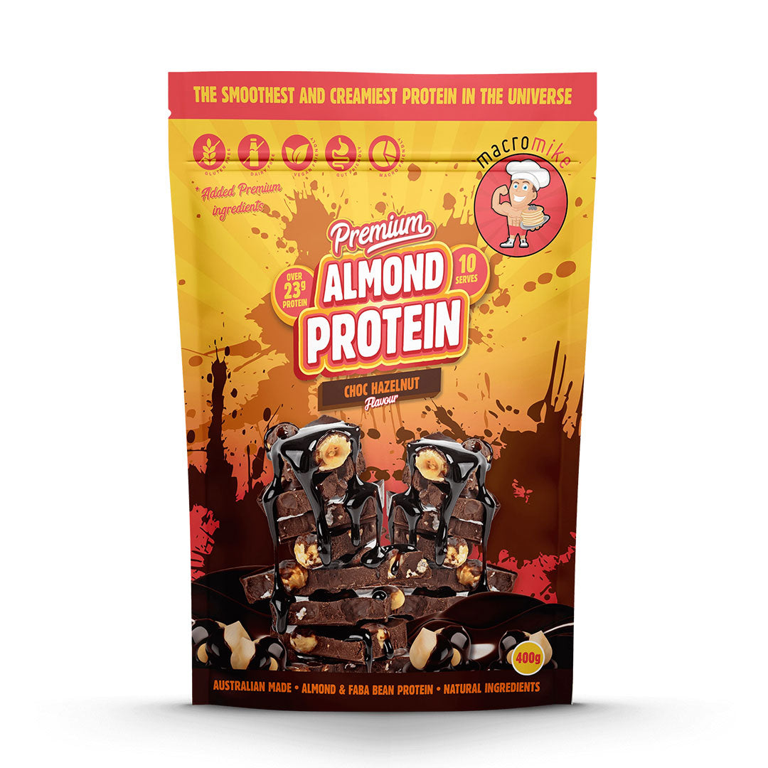 Macro Mike Premium Almond Protein - Chocolate Hazelnut