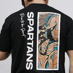 Spartans Power Shirt Black Back #colour_black