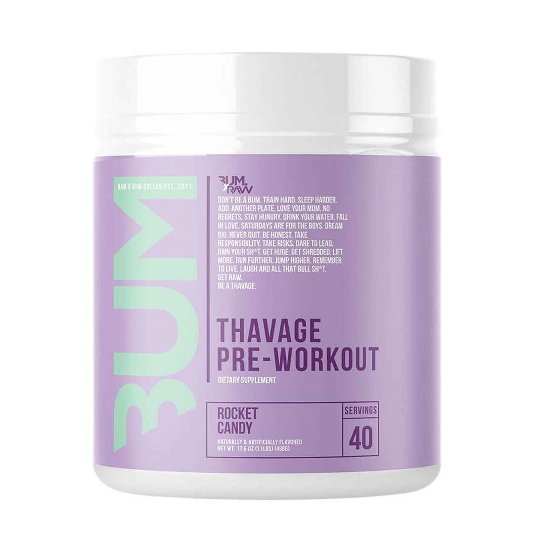 Cbum Thavage Pre Workout 40 Serves / Rocket Candy - High Stim