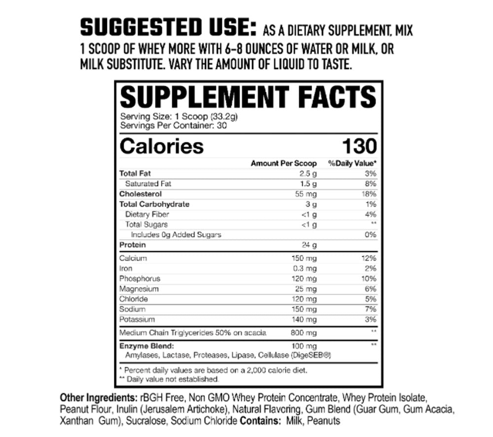 Axe & Sledge Whey More Protein Blend