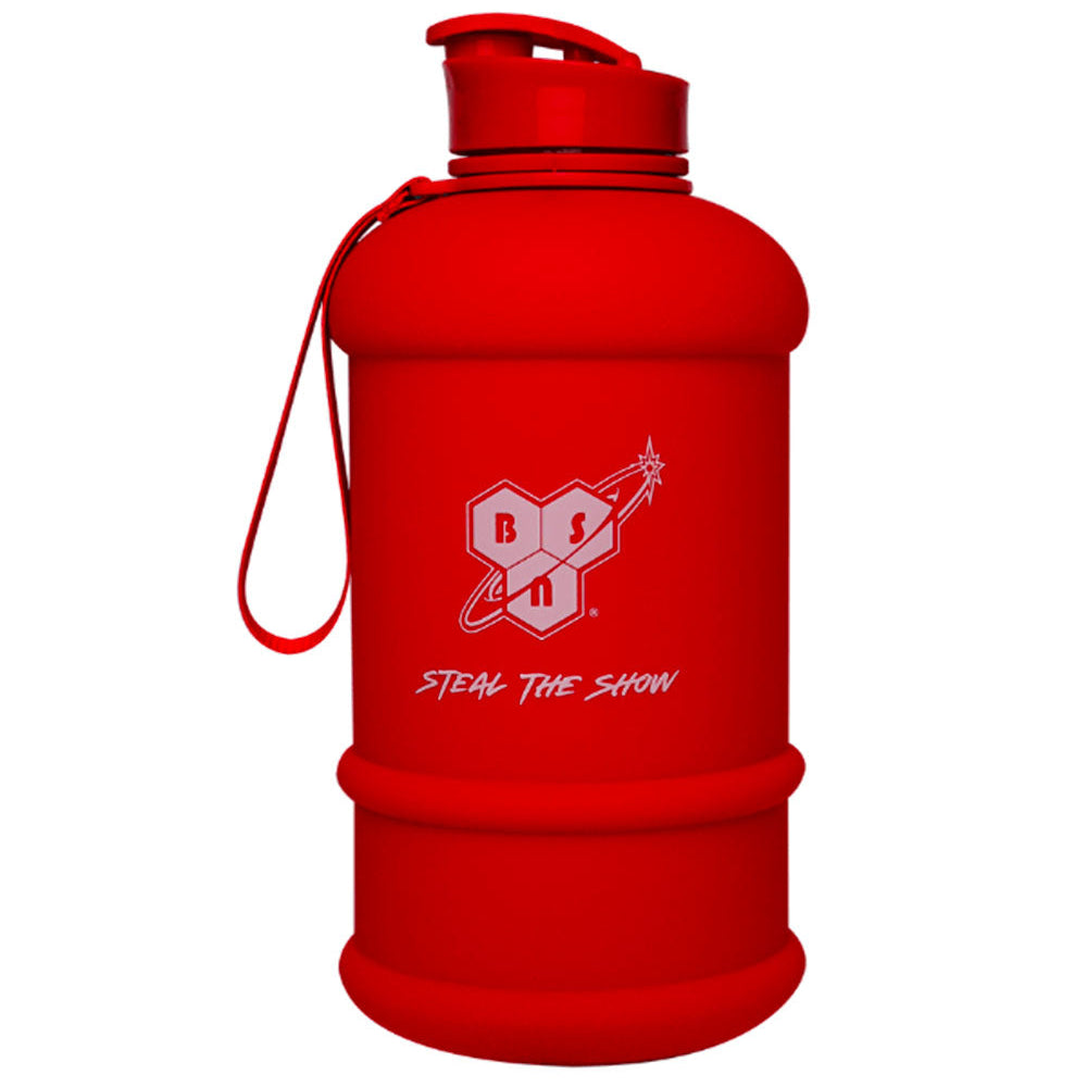 Bsn Water Jug 1.3L Red Drink Bottles & Shakers