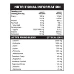 Hybrid Nutrition ACTV8 Amino Supplement Facts
