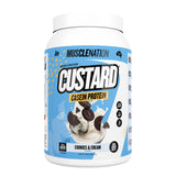 musclenation custard casein cookies & cream