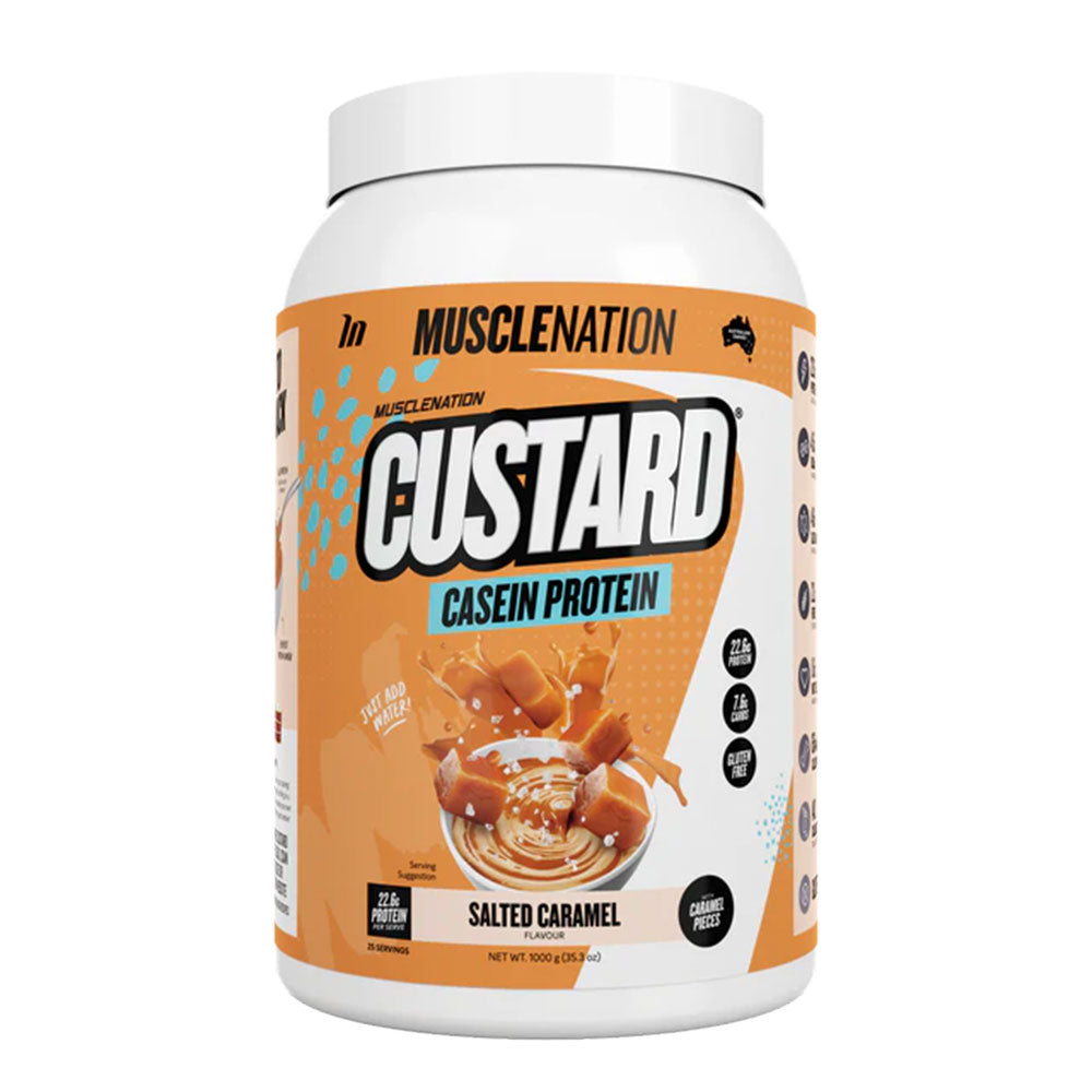 musclenation custard casein salted caramel