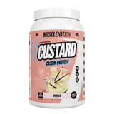 musclenation custard casein vanilla