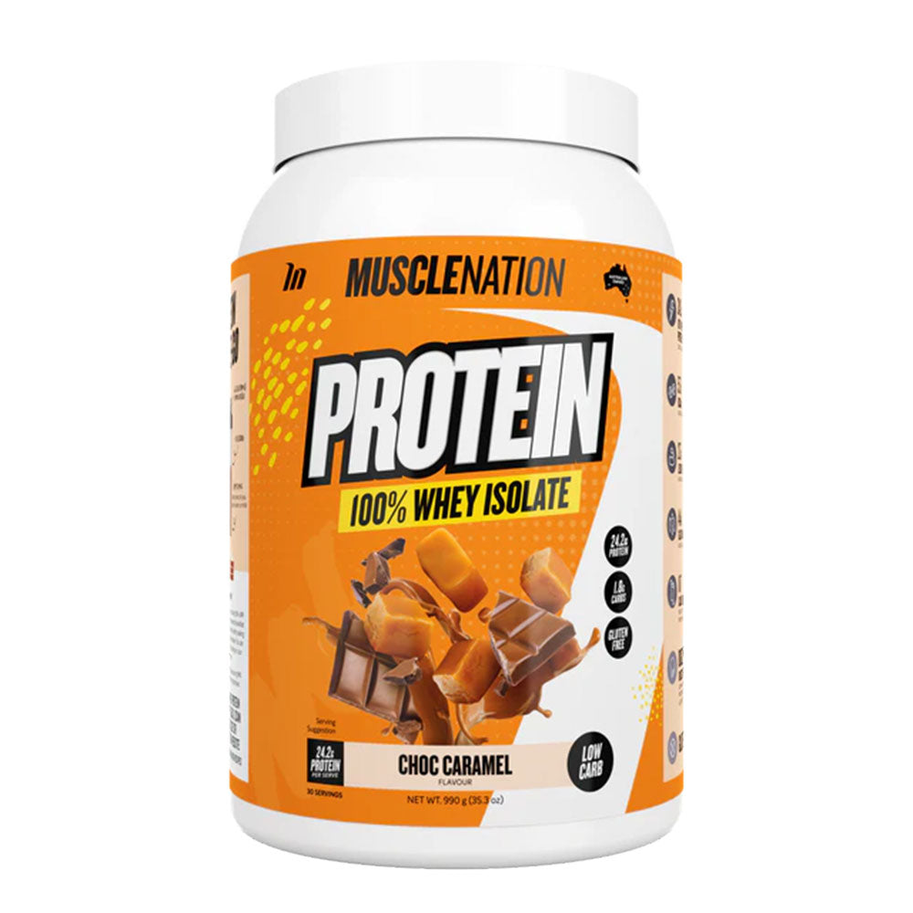 musclenation protein choc caramel