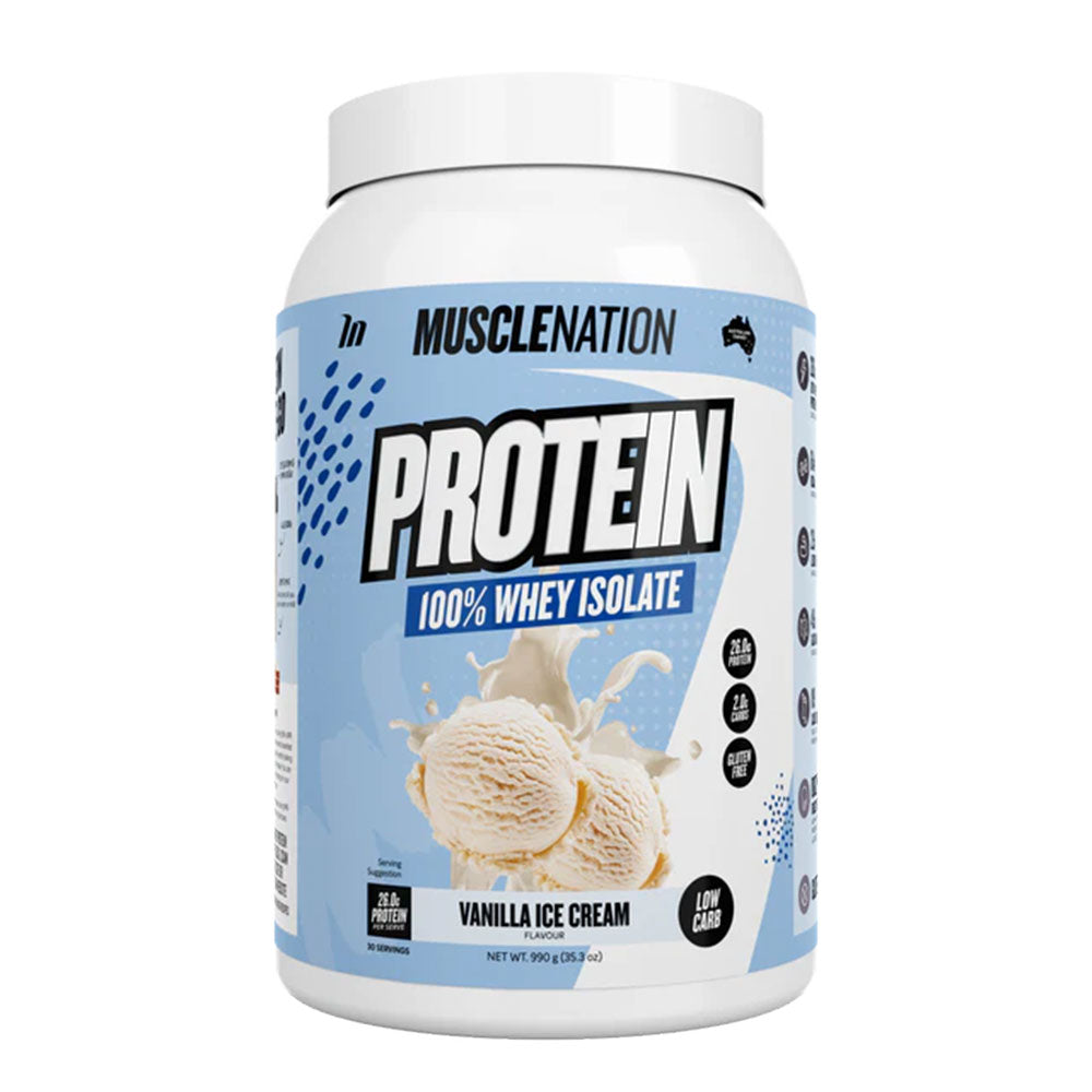 musclenation protein vanilla ice cream