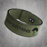 Spartans Elite Lever Lifting Belt – Green IPF Approved Powerlifting Belt