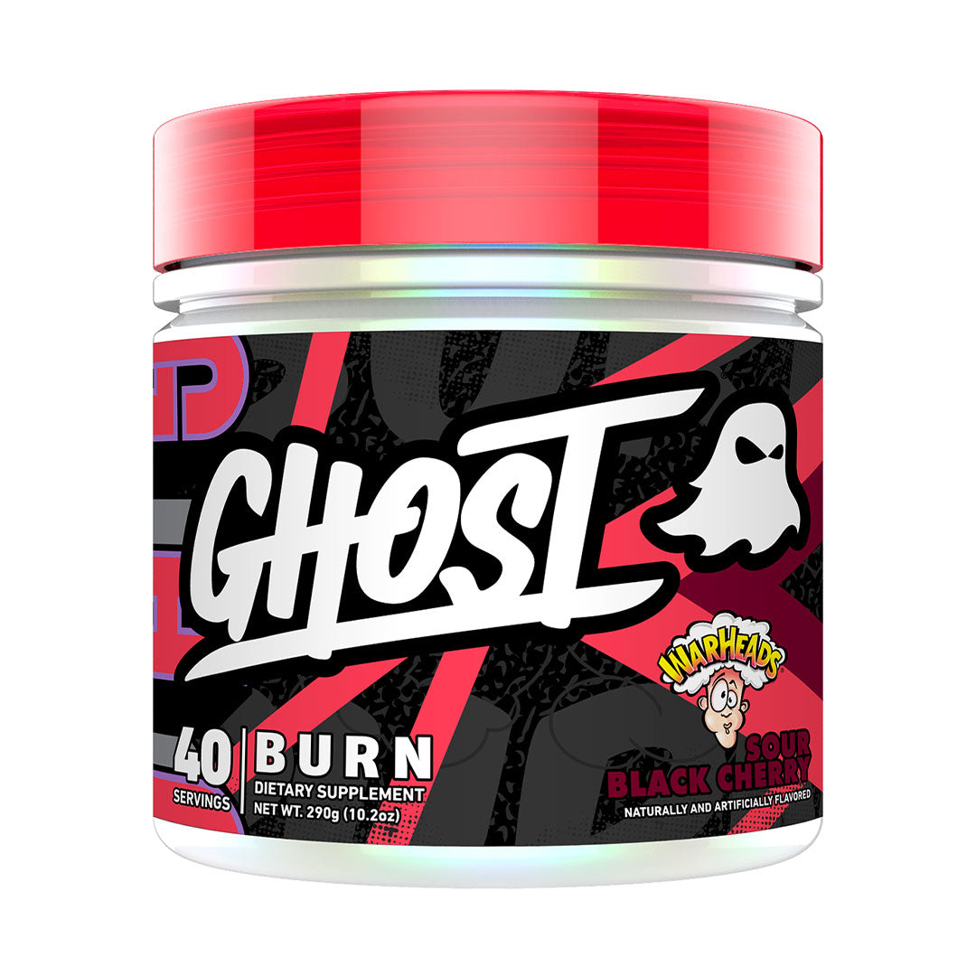 Ghost Burn Black 40 Serves / Sour Cherry Fat Burners - Powder