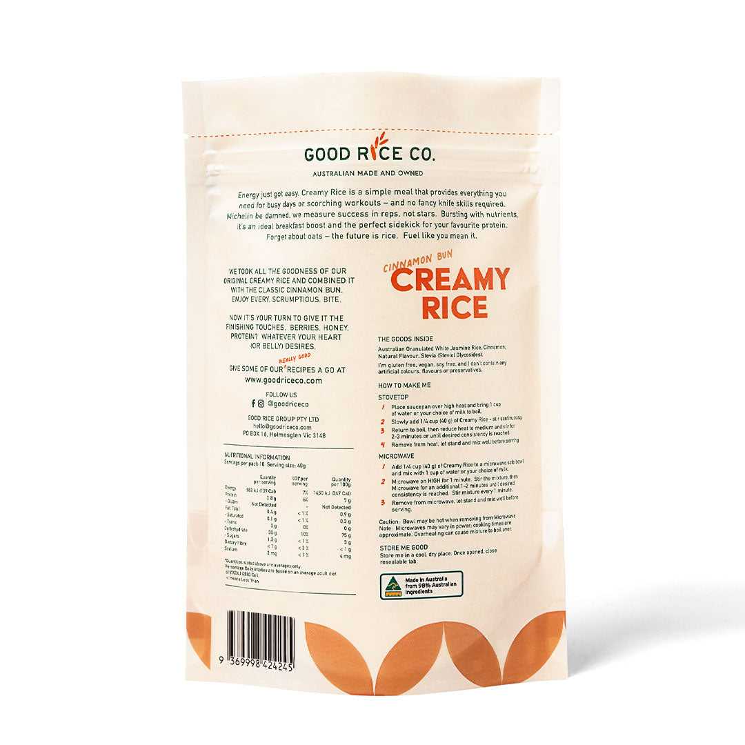 Creamy Rice By Good Co Carbohydrate