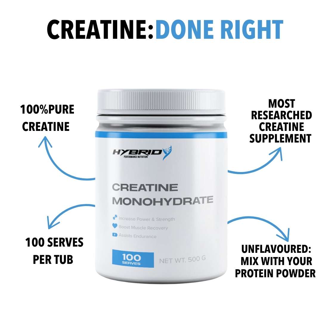 Hybrid Nutrition Creatine Monohydrate Benefits