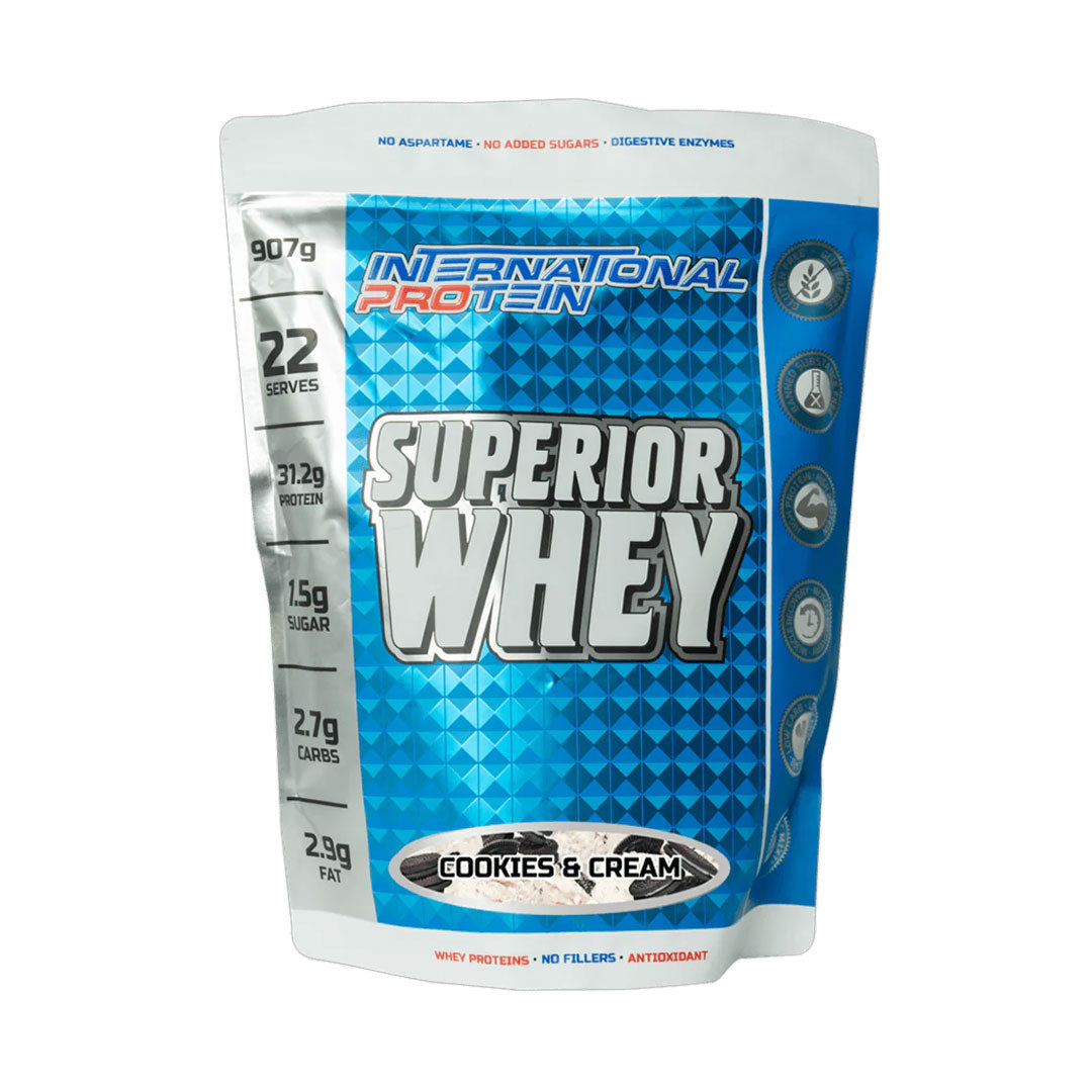 International Protein Superior Whey Cookies and Cream 1kg