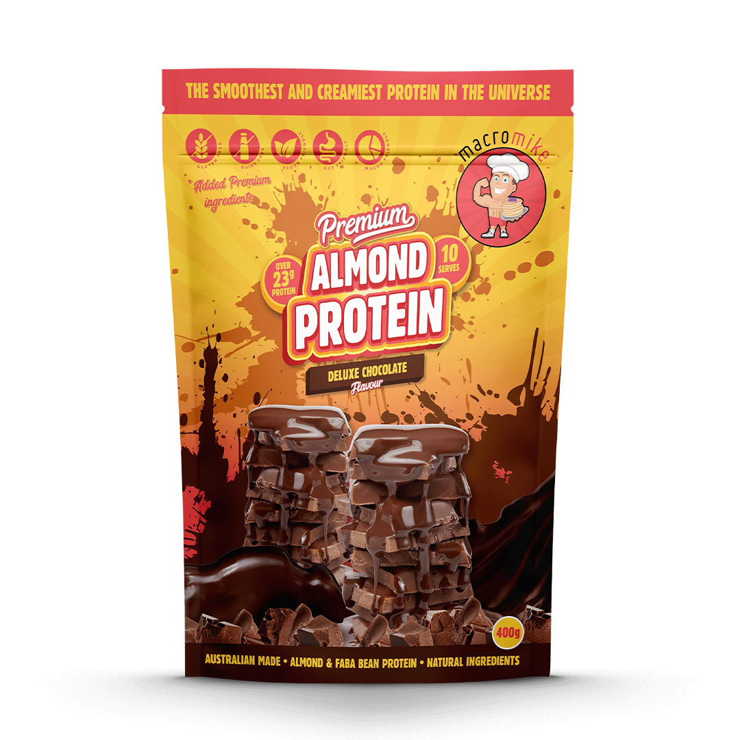 Macro Mike Premium Almond Protein - Deluxe Chocolate
