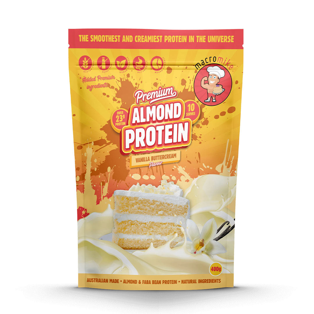 Macro Mike Premium Almond Protein - Vanilla Buttercream