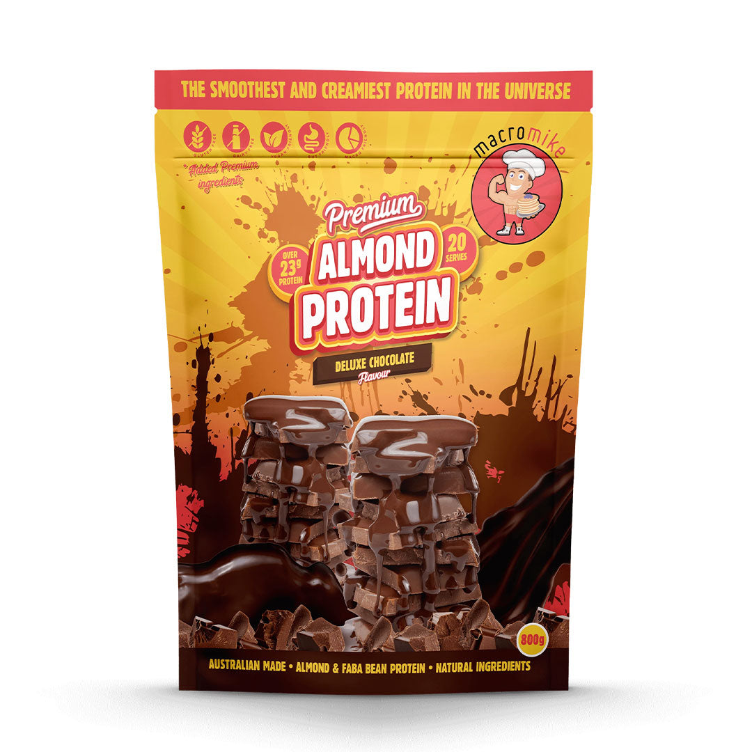 Macro Mike Premium Almond Protein - Deluxe Chocolate