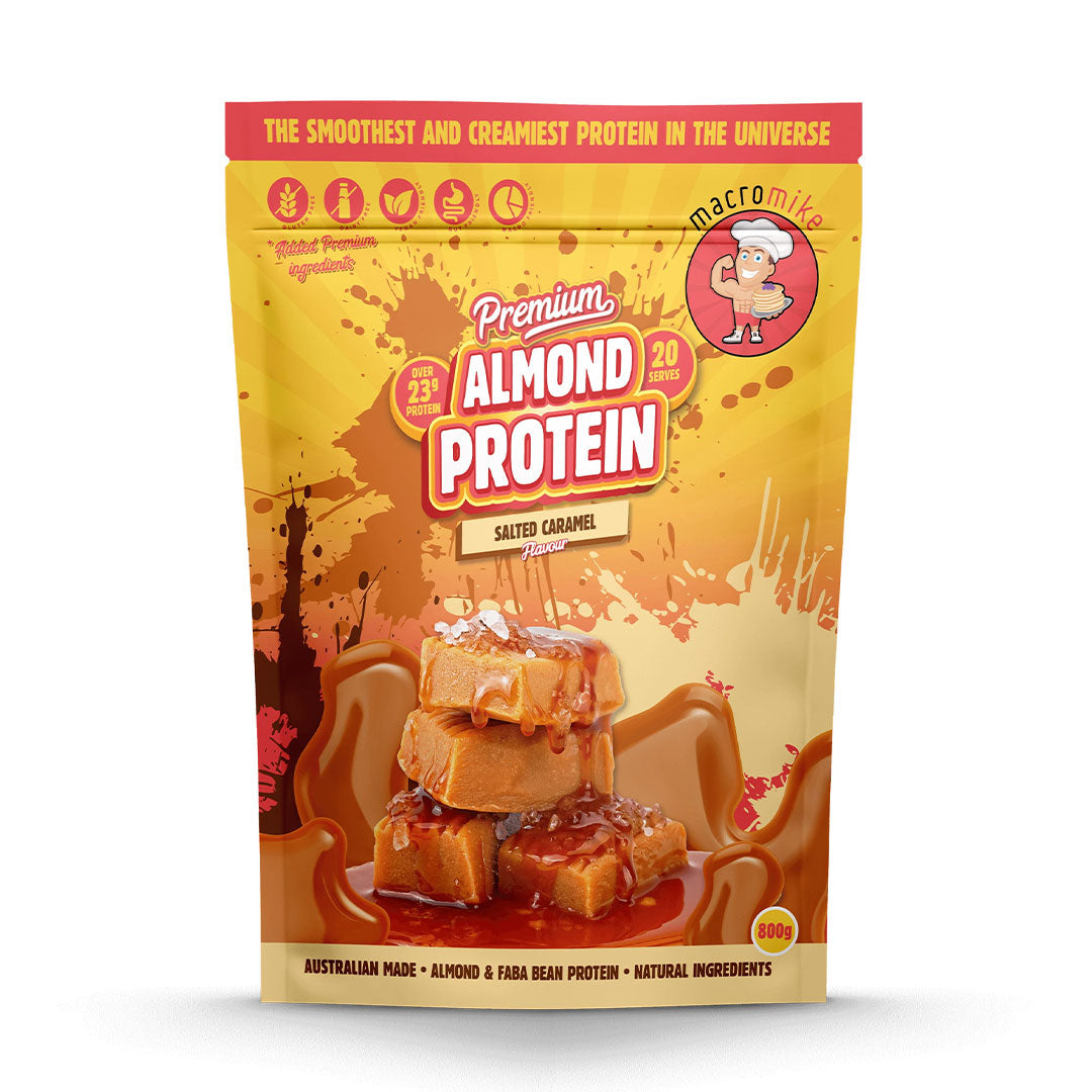 Macro Mike Premium Almond Protein -Salted Caramel