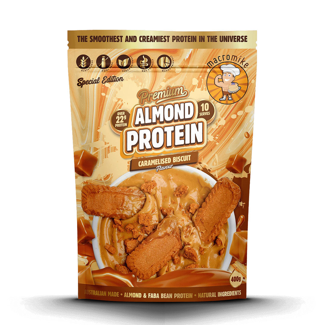Macro Mike Premium Almond Protein - Caramelised Biscuit