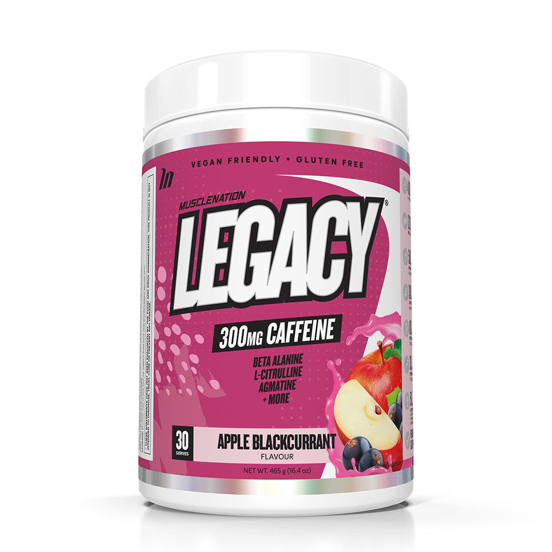 Legacy By Muscle Nation 30 Serves / Sour Grape Pre Workout - High Stim