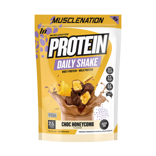 Muscle Nation Protein Daily Shake Choc Honeycomb
