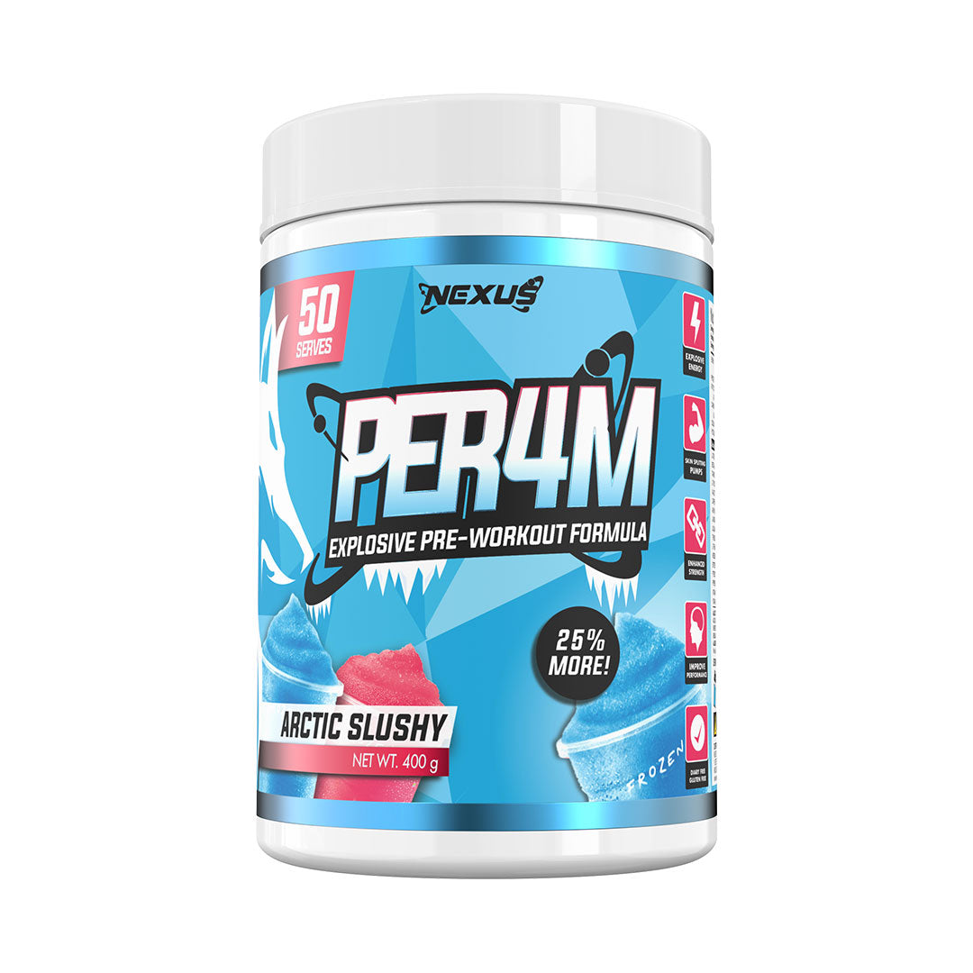 Nexus Sports Nutrition Perf4m Pre Workout Supplement Arctic Slushy