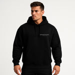 Oversized Hoodie SLC Black Grey Front