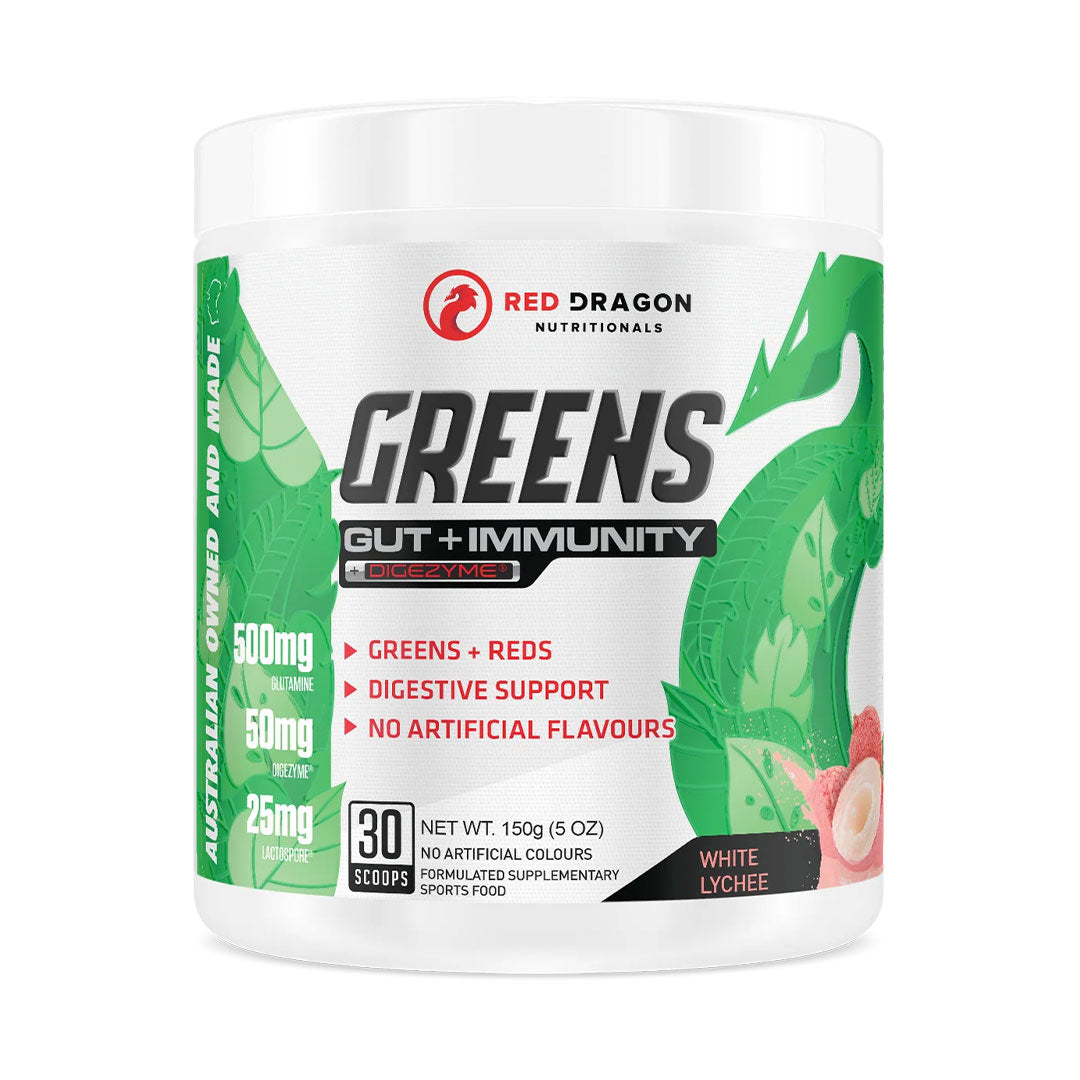 Red Dragon Nutritionals Greens White Lychee 30 serves
