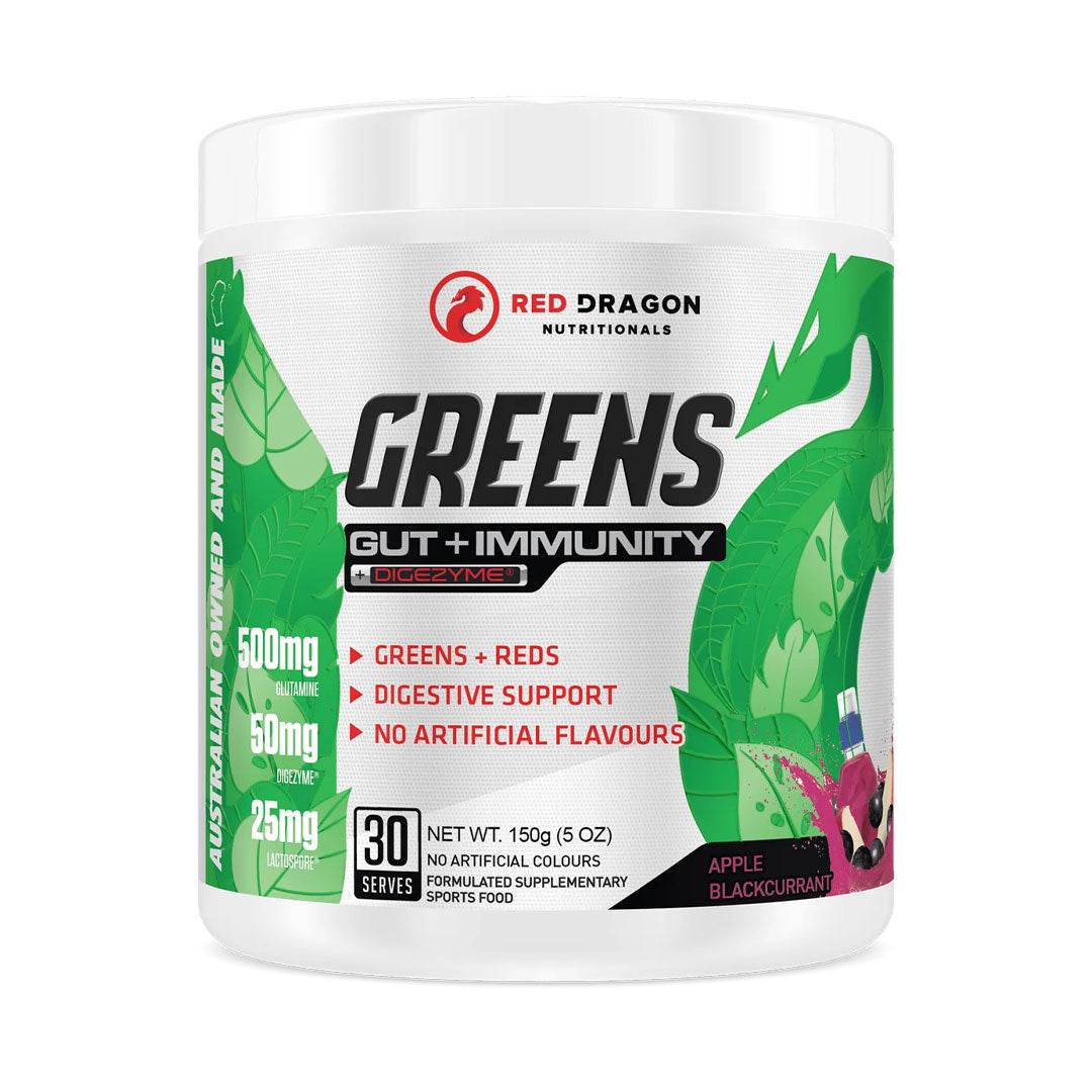 Red Dragon Nutritionals Greens Apple Blackcurrant 30 serves