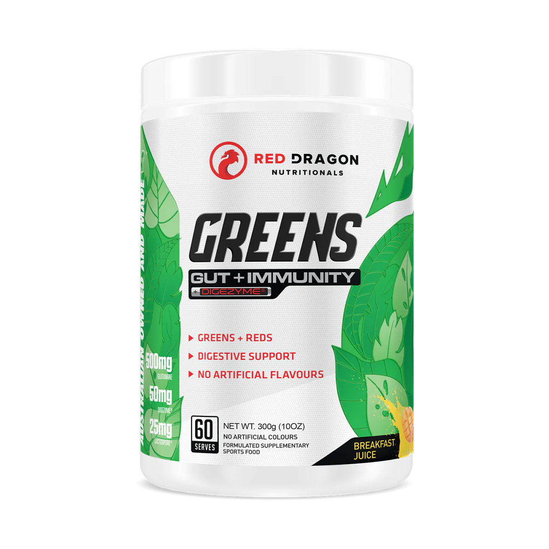 Red Dragon Nutritionals Greens Breakfast Juice 60 serves