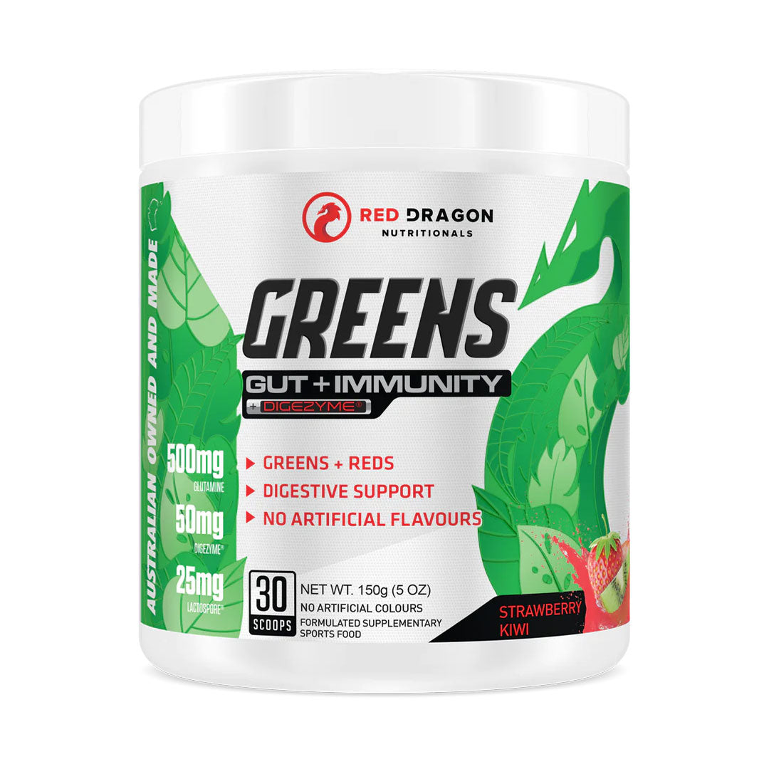 Red Dragon Nutritionals Greens Strawberry Kiwi 30 serves