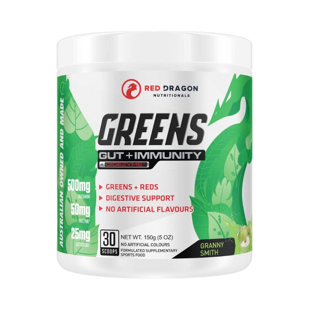 Red Dragon Greens Gut + Immunity - Spartansuppz