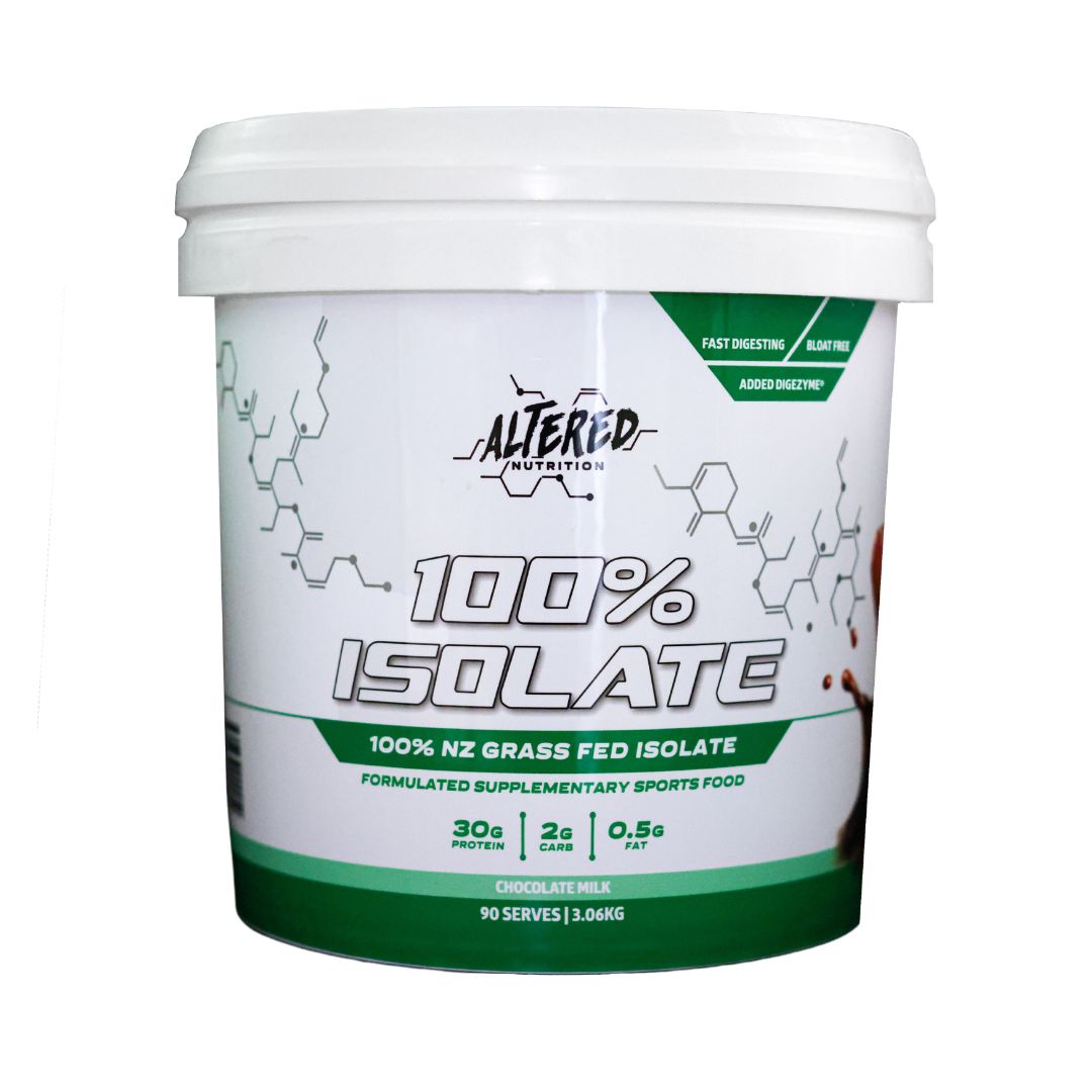 Altered Nutrition 100% Isolate 3.00Kg / Chocolate Milk Protein Powder - Wpi