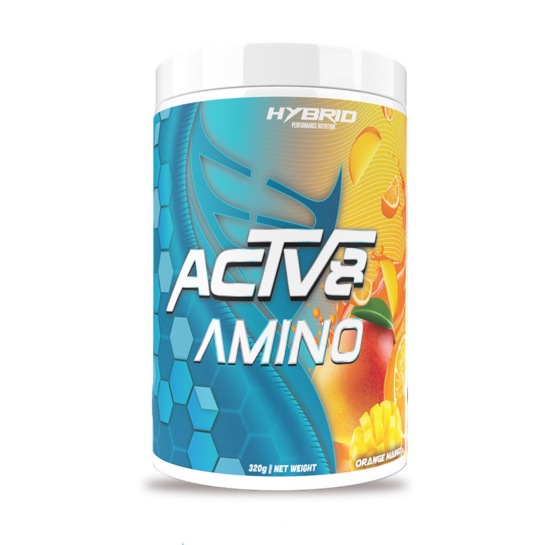 Hybrid Nutrition Actv8 Amino 40 Serves / Orange Mango Acid - Bcaa Eaa