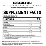 Axe & Sledge Farm Fed Whey Protein Isolate Ingredients
