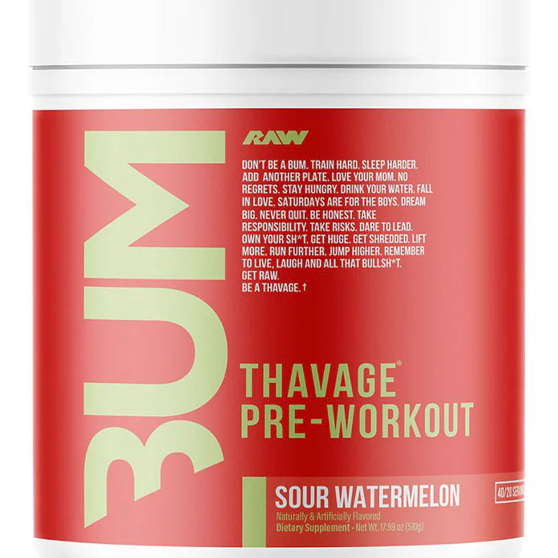 CBum Thavage Pre Workout
