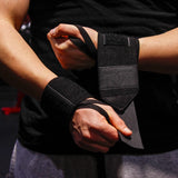 Spartans Elite Wrist Wraps Black on Black