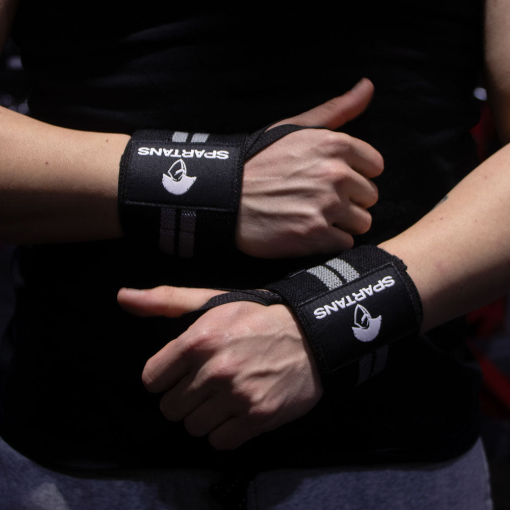 Spartans Elite Wrist Wraps Grey