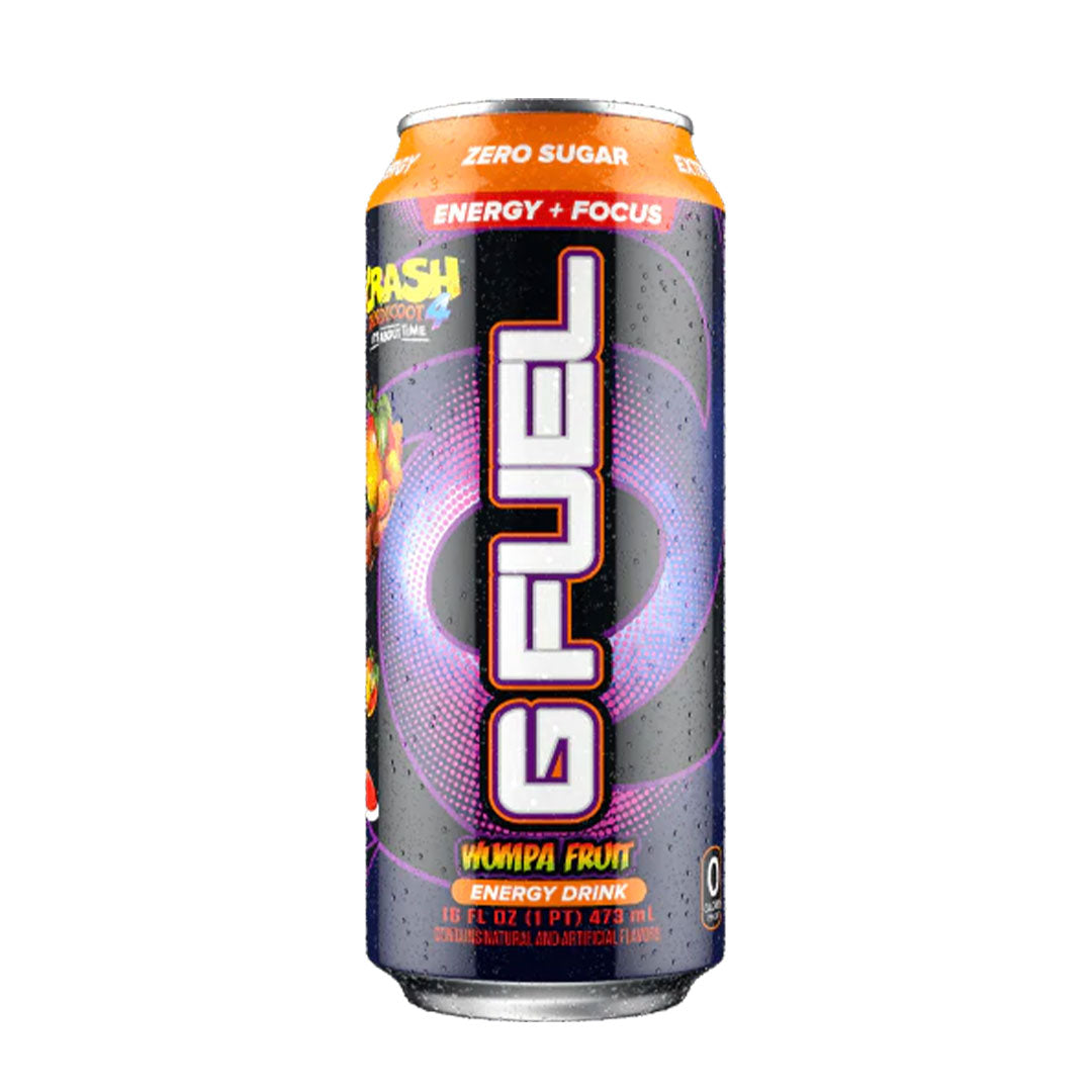 Gfuel Cans Single - 473Ml / Crash Bandicoot Wumpa Fruit Energy Drinks