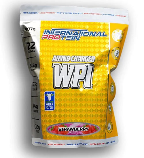 International Protein Amino Charged Wpi Powder 907G / Strawberry -