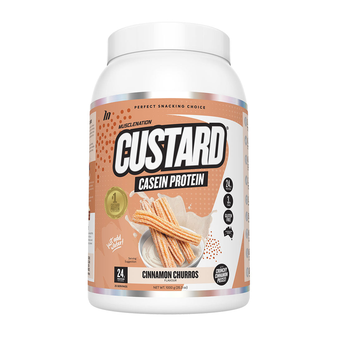 Muscle Nation Custard Casein - Cinnamon Churros