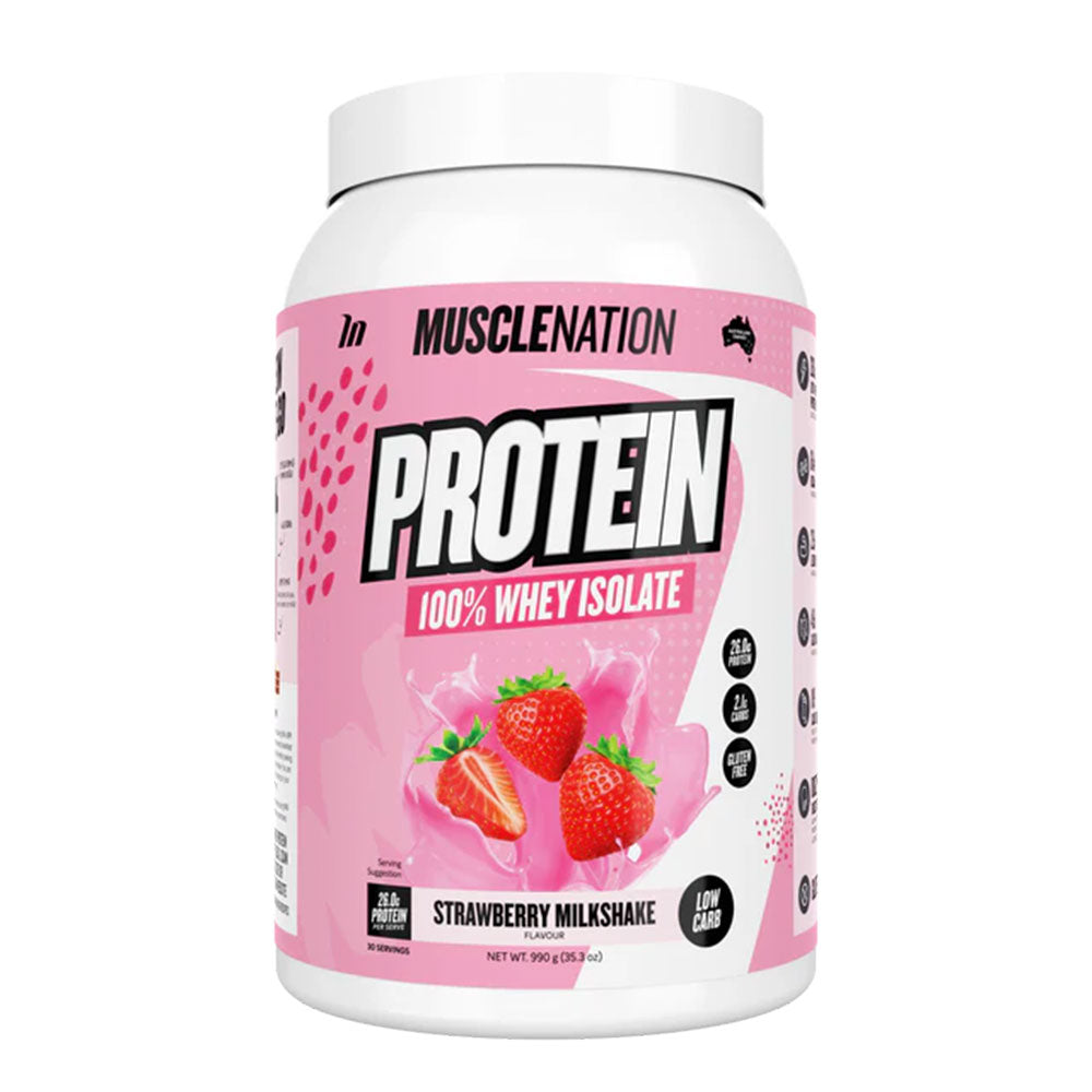 musclenation protein strawberry milkshake