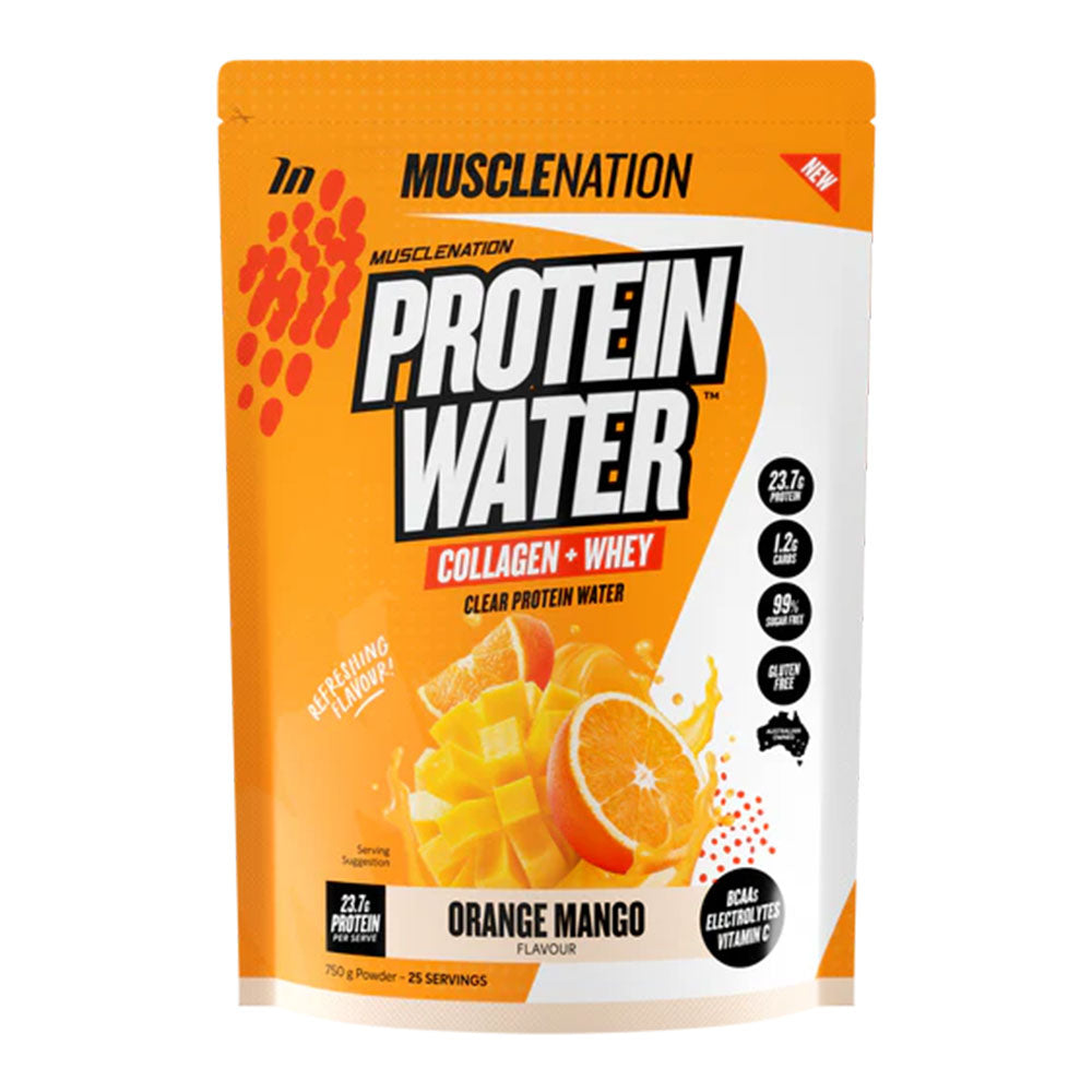 musclenation protein water orange mango