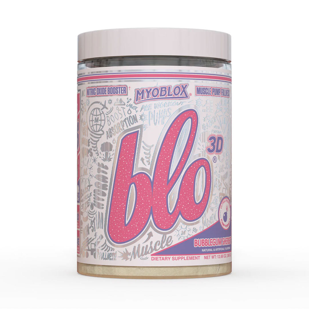 Myoblox Blo Pre Workout 40 Serves / Bubblegum Sherbet - Pump Non Stim